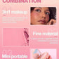 3 in1 Face Blusher + Highlighter with Mini Compact Travel Friendly Palette