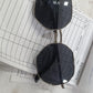 Suga Octagon Round Black Sunglass