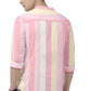 Men's Color Block Spread Collar Casual Shirt