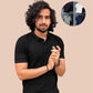 Poly Matte Solid Half Sleeves Mens Polo T-Shirt Pack Of 4
