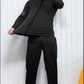 Unisex Work Out Solid Track Suit